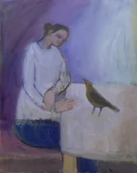 Femme avec un oiseau, 2003